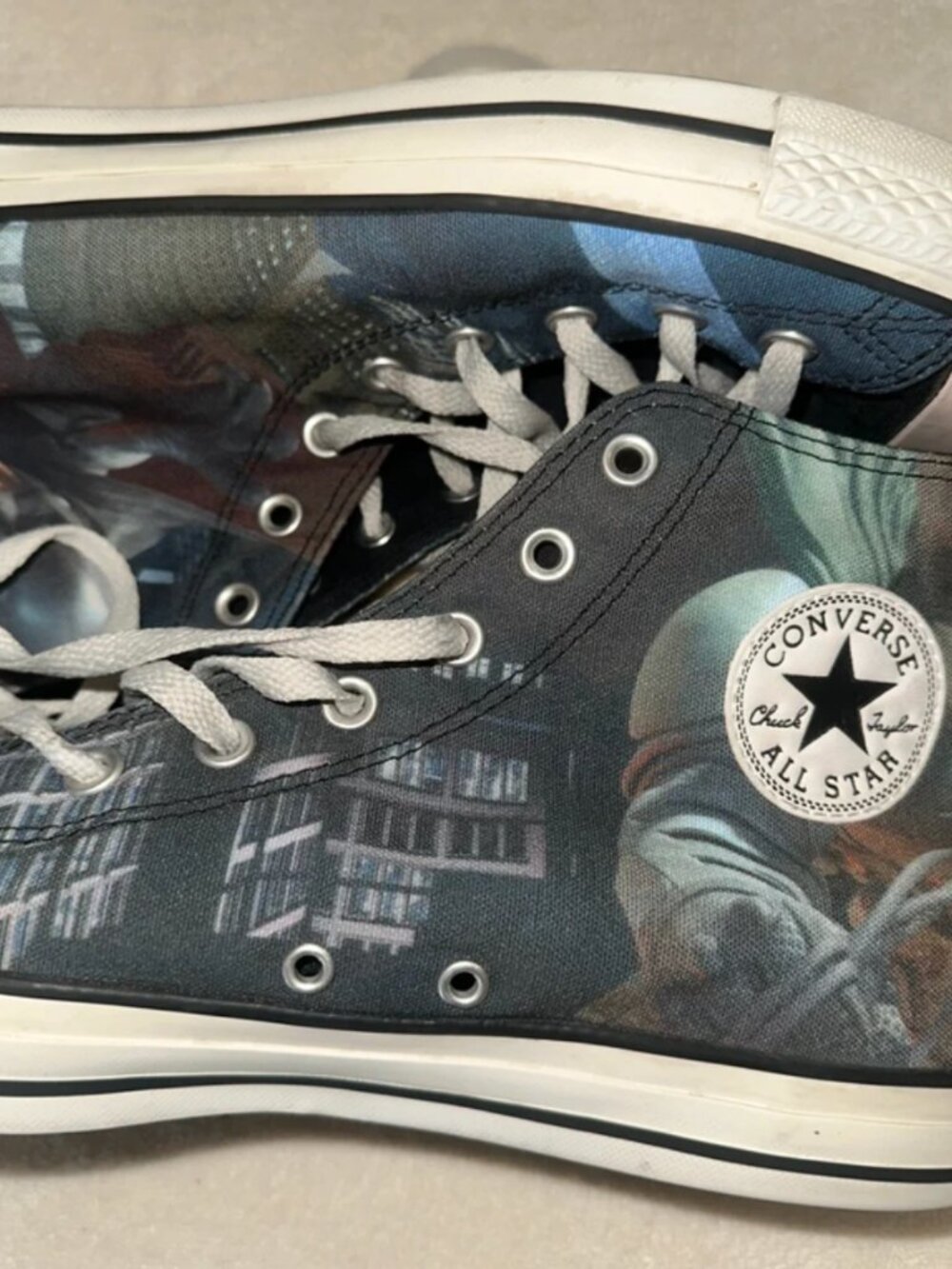 Vintage "The Dark Knight Rises" Chuck Taylor All Stars